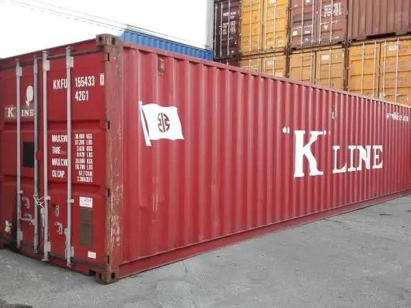 Contentor Dry Van 40 Pés Usado