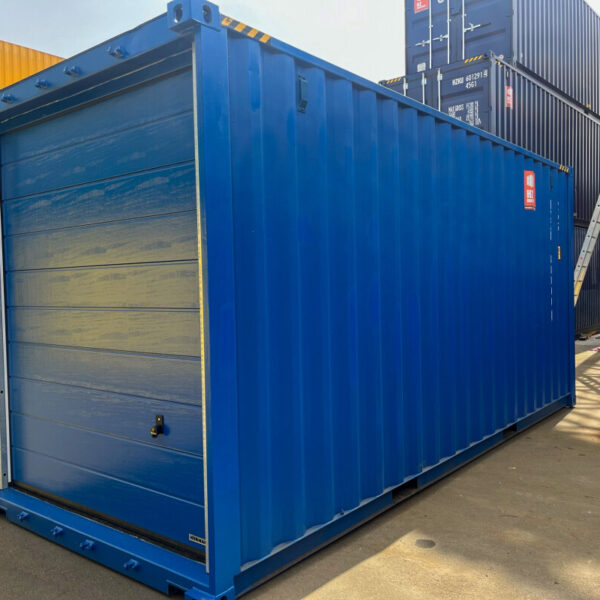 Contentor Garagem 20 Pés High Cube com Portas Seccionais Hörmann