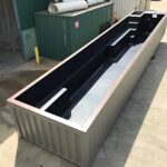Piscina Contentor Modular em Aço Corten 40 Pés